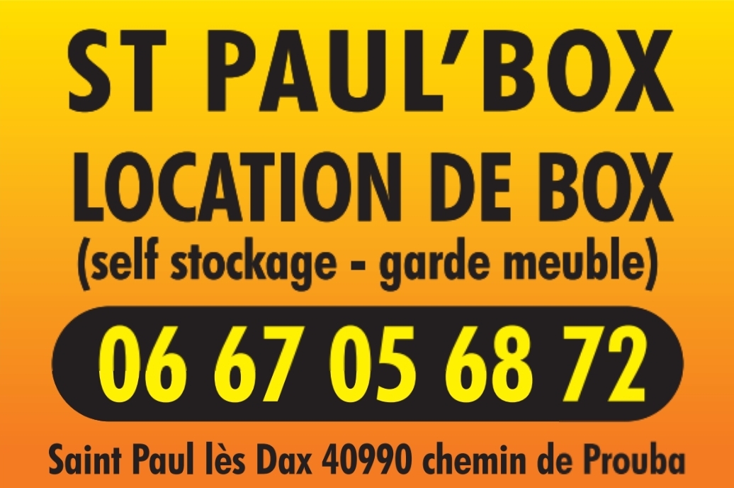 Flyer Saint-Paul Box location de box